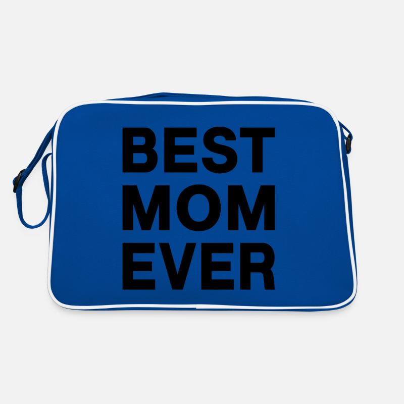 Best Mom Ever - Retro Bag - blue/white