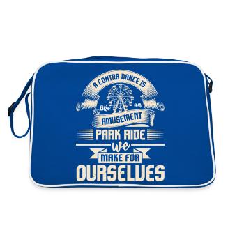 PARK RIDE NOUS FAISONS POUR NOUS-MÊMES - Sac Retro - bleu/blanc - Dos
