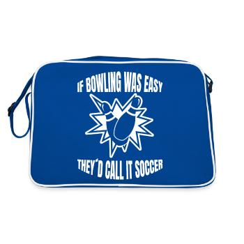 Bowling Bowling Bowling Club Bowling Club - Retro Bag - blue/white - Back