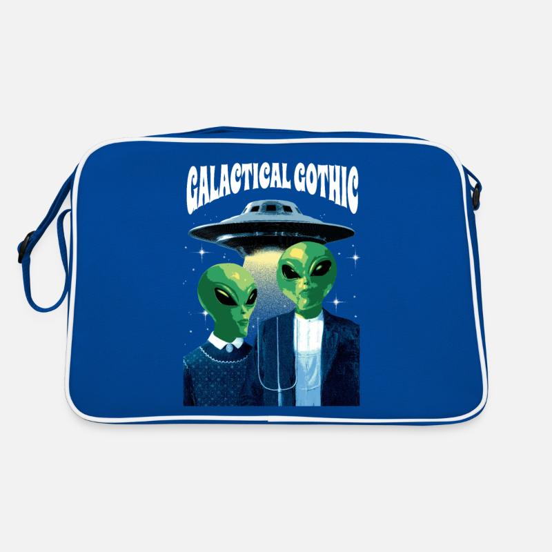 Alien couple Retro Bag