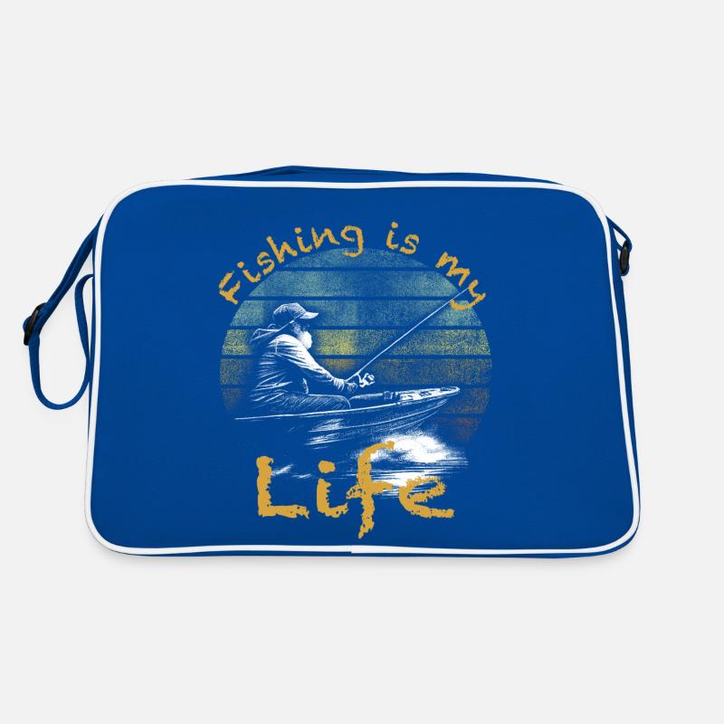 La pêche est ma vie Sac Retro