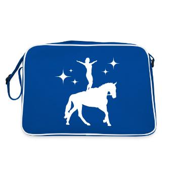 Voltige - Sac Retro - bleu/blanc - Dos