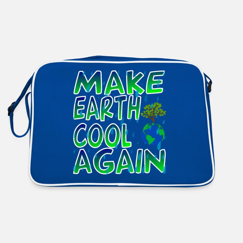 Make Earth Cool Again Retro Tasche