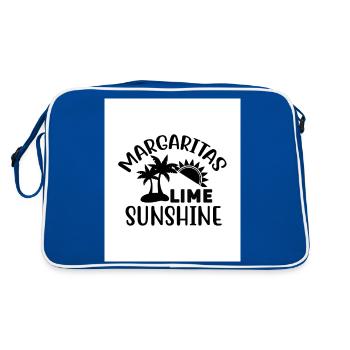 Margaritas Lime Sunshine - Sac Retro - bleu/blanc - Dos