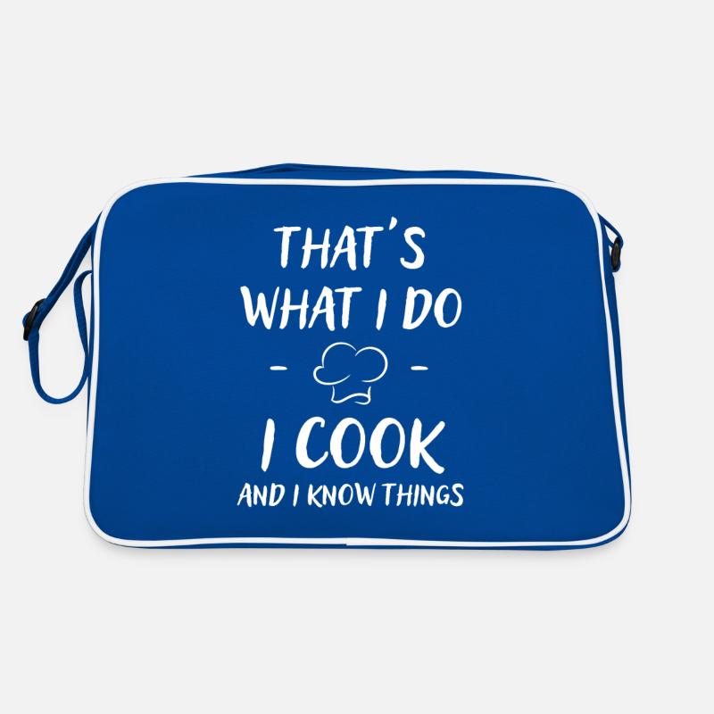 That's what I do. I cook and I know things. Retro Bag