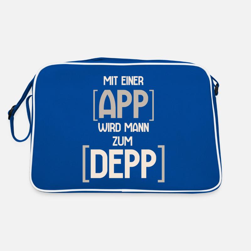 App Spruch - Lustig Retro Tasche