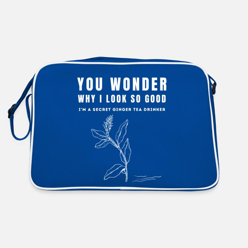 I'M A SECRET GINGER TEA DRINKER Ingwertee Ingwer Retro Bag