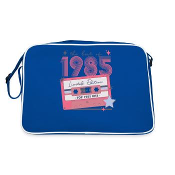 1985 Anniversaire né en 1985 Retro Vintage - Sac Retro - bleu/blanc - Dos