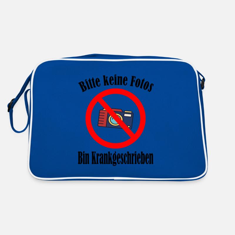 Bin Krankgeschrieben Retro Tasche