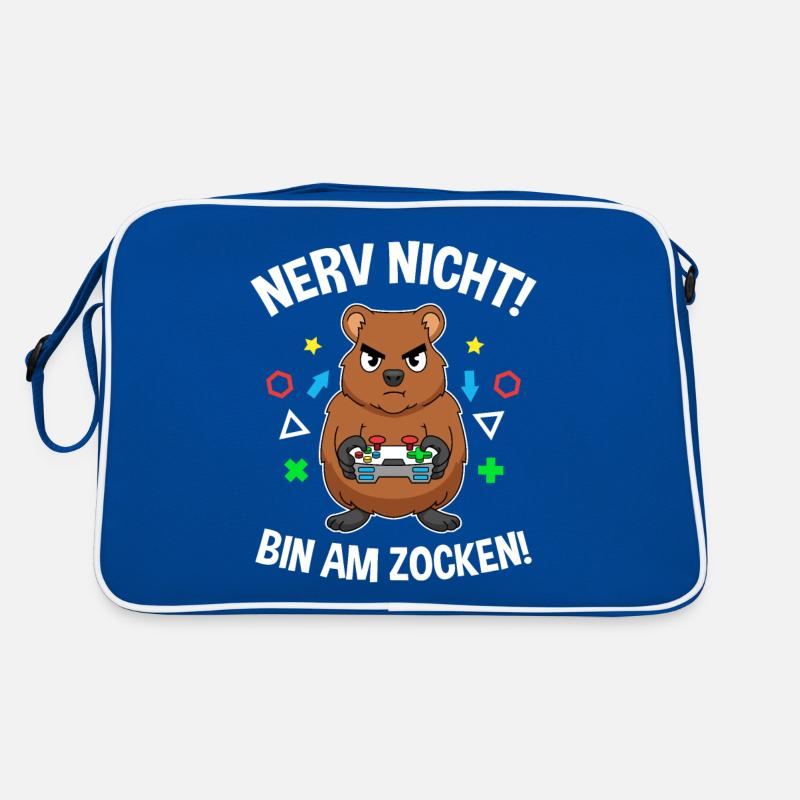 Controller Videospiel Zocker Gamer Computerspiel Retro Tasche