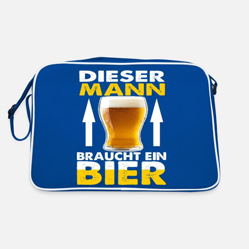 Biertrnker Bierzelt Biergarten Biertrinker kostüm Retro Tasche