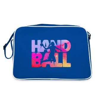 Sports d’intérieur Handball Joueur de handball Club Handball - Sac Retro - bleu/blanc - Dos