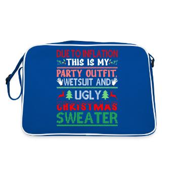 En raison de l’inflation, c’est ma combinaison - Sac Retro - bleu/blanc - Dos