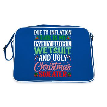 En raison de l’inflation, c’est ma combinaison - Sac Retro - bleu/blanc - Dos