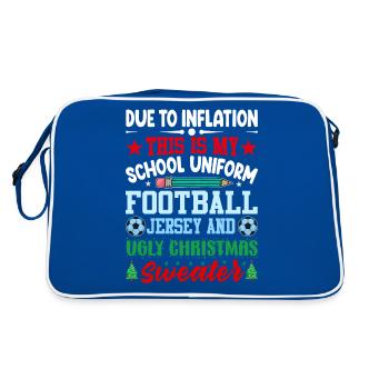 Due to inflation, this is my school uniform - Retro Bag - blue/white - Back