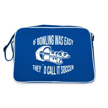 Bowling Bowling Bowler Bowling Club Bowling Club - Sac Retro - bleu/blanc - Dos