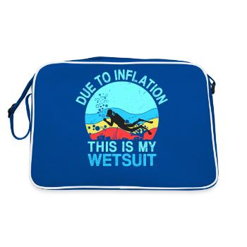 Due To Inflation - This Is My Wetsuit - Retro Bag - blue/white - Back