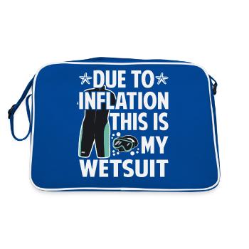 Due To Inflation - This Is My Wetsuit - Retro Bag - blue/white - Back