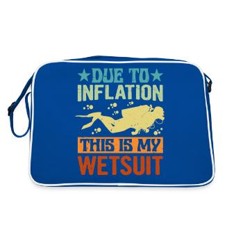 Due To Inflation - This Is My Wetsuit - Retro Bag - blue/white - Back