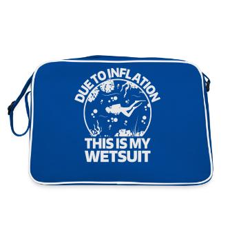 Due To Inflation - This Is My Wetsuit - Retro Bag - blue/white - Back