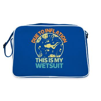 Due To Inflation - This Is My Wetsuit - Retro Bag - blue/white - Back