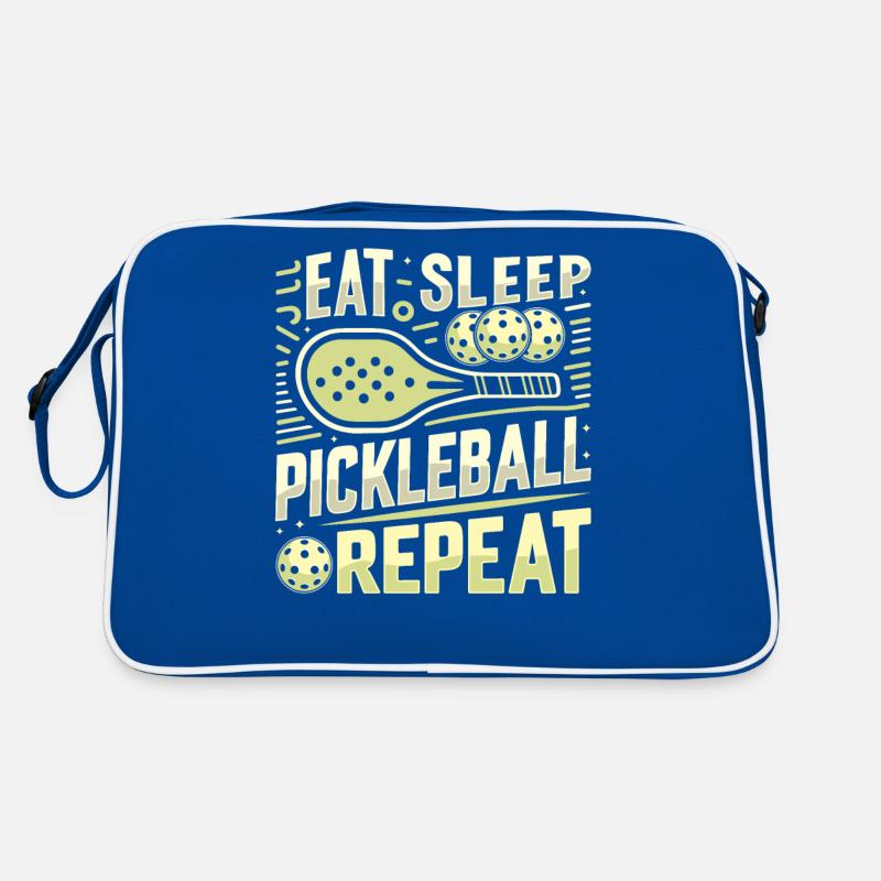 Manger Dormir Pickleball Répéter Sac Retro