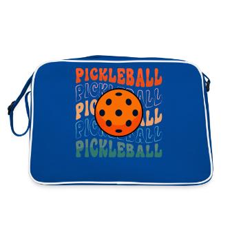 Pickleball Pickleball Pickleball - Sac Retro - bleu/blanc - Dos