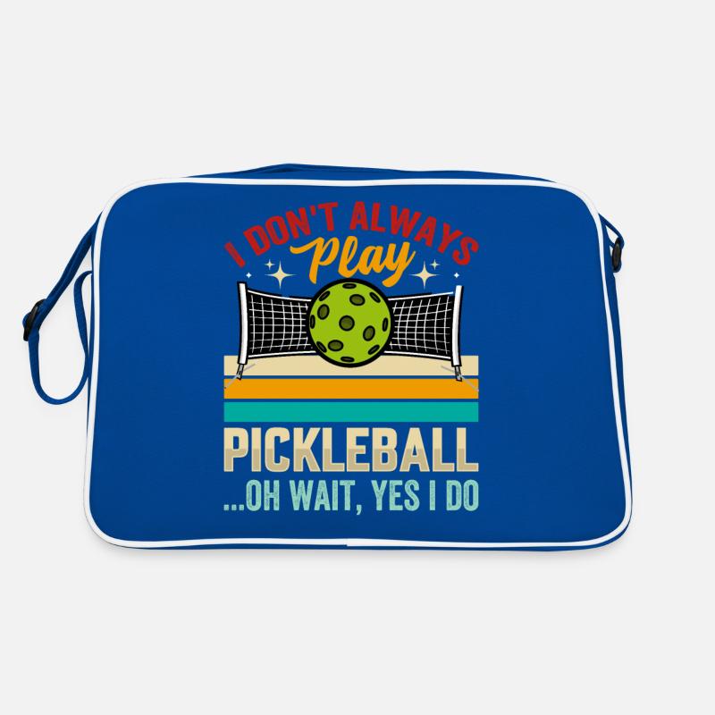 I Don't Always Play Pickleball - Retro Bag - blue/white