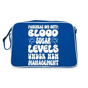 Pancreas Off Duty - Retro Bag - blue/white - Back