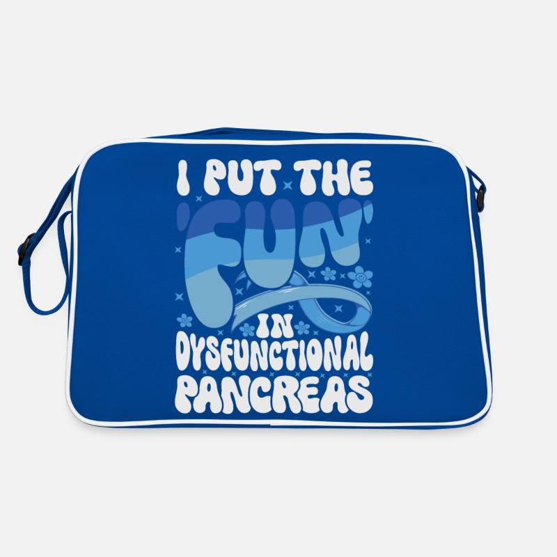 I Put The Fun In Dysfunctional Pancreas Retro Tasche