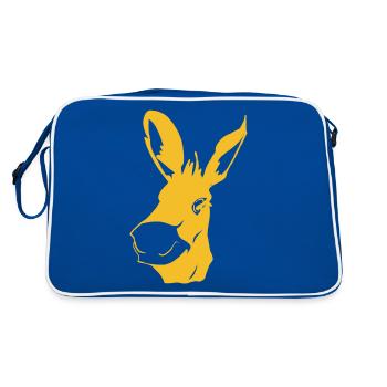 Donkey - Retro Bag - blue/white - Back