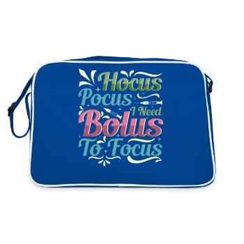 Hocus Pocus I Need Bolus To Focus - Diabetes - Retro Bag - blue/white - Back