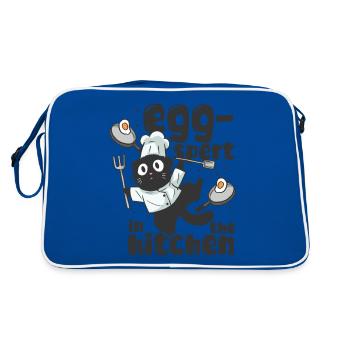 Egg-spert dans la cuisine - Sac Retro - bleu/blanc - Dos