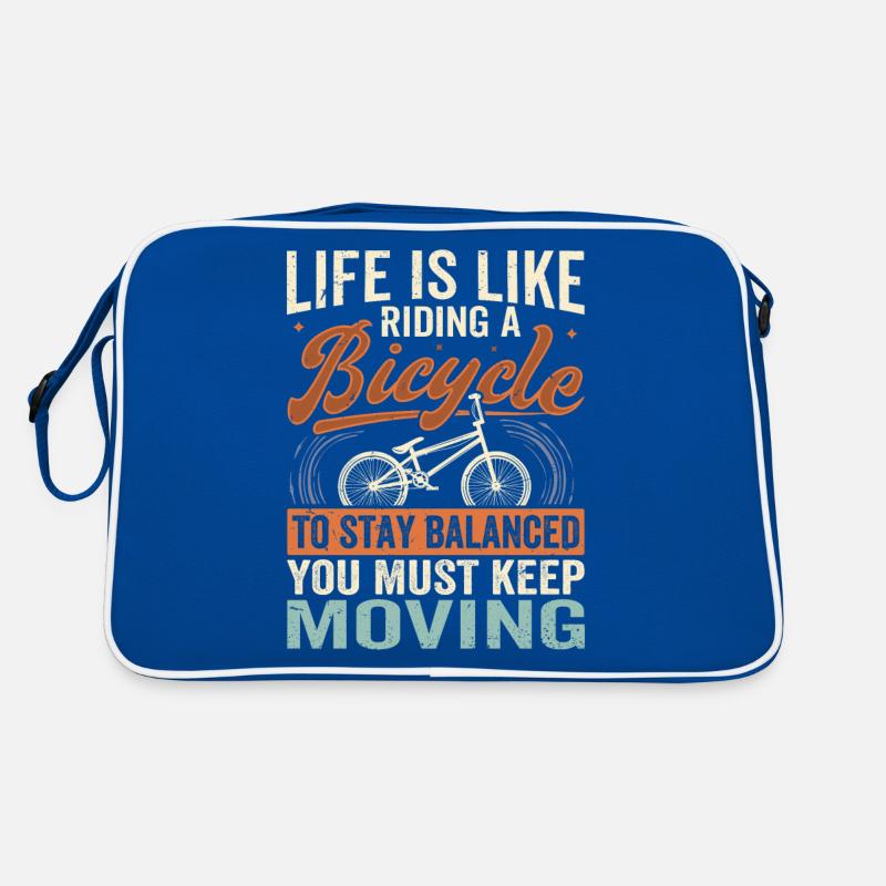 La vie, c’est comme faire du vélo - Restez équilibré Sac Retro