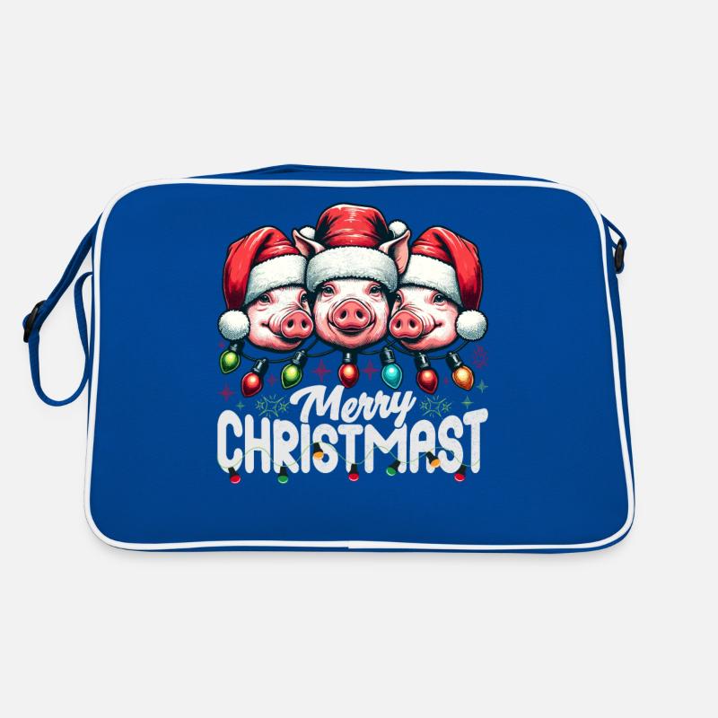 JOYEUX Noël - Repas de Noël rôti Sac Retro