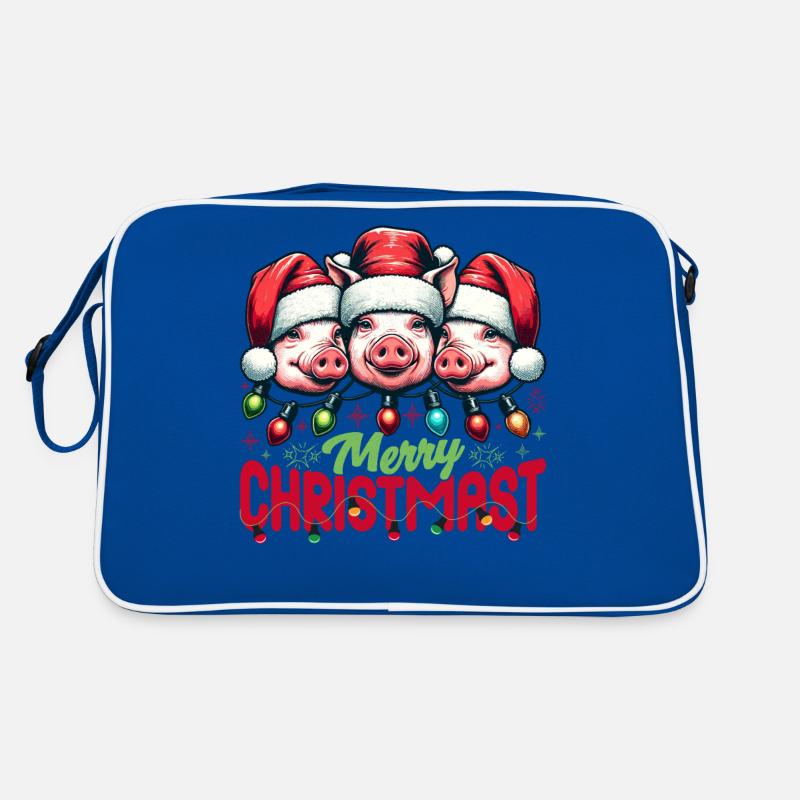 JOYEUX Noël - Repas de Noël rôti Sac Retro