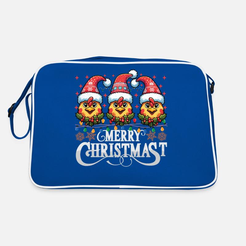 JOYEUX Noël - Repas de Noël rôti Sac Retro