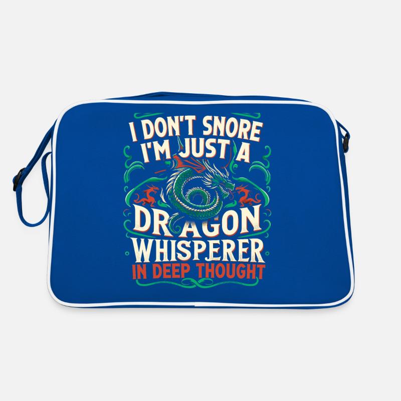 Drachen Flüsterer – Ich Schnarche Nicht Retro Tasche