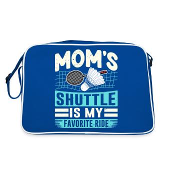BADMINTON Moms Shuttle - Navette pour enfants - Sac Retro - bleu/blanc - Dos