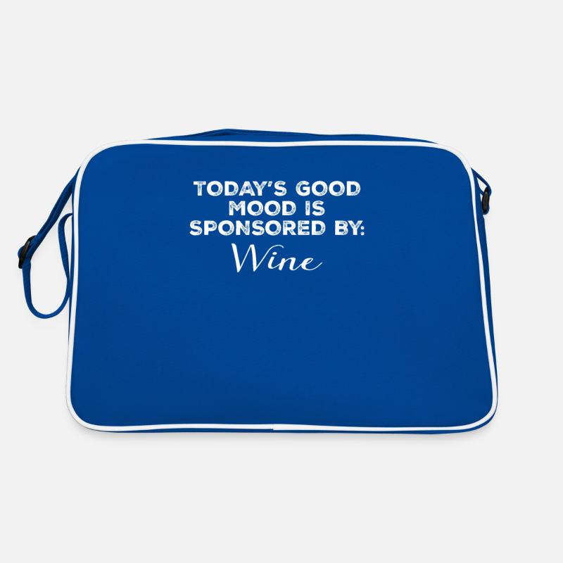 Die heutige gute Laune wird gesponsert von Wine Funny Drink Retro Tasche