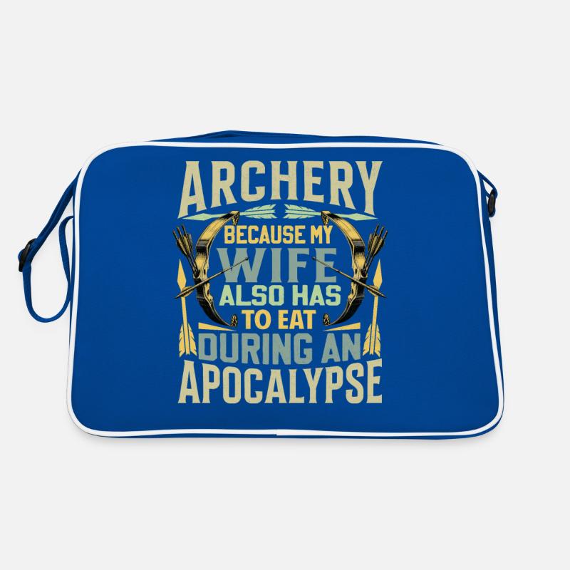 Funny Archery Saying - Apocalypse Retro Bag