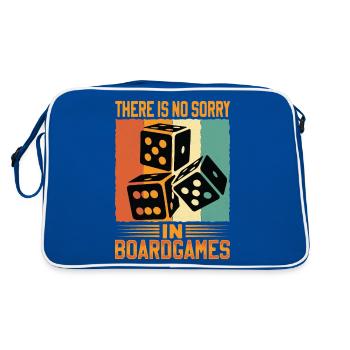 There Is No Sorry In Board Games - Retro Bag - blue/white - Back