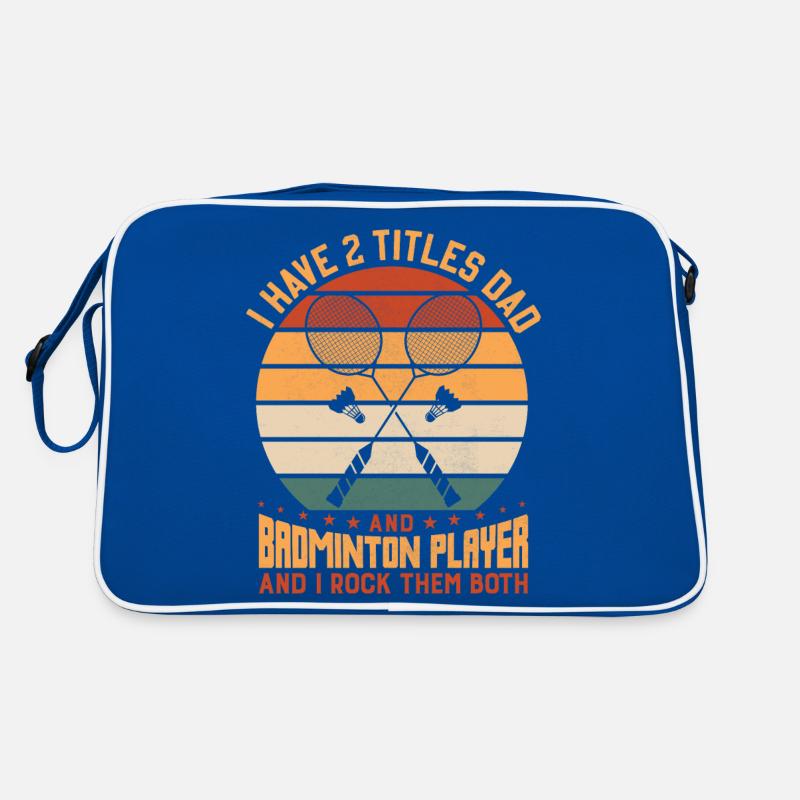 Badminton PAPA – Deux titres – I Rock Them Both Sac Retro