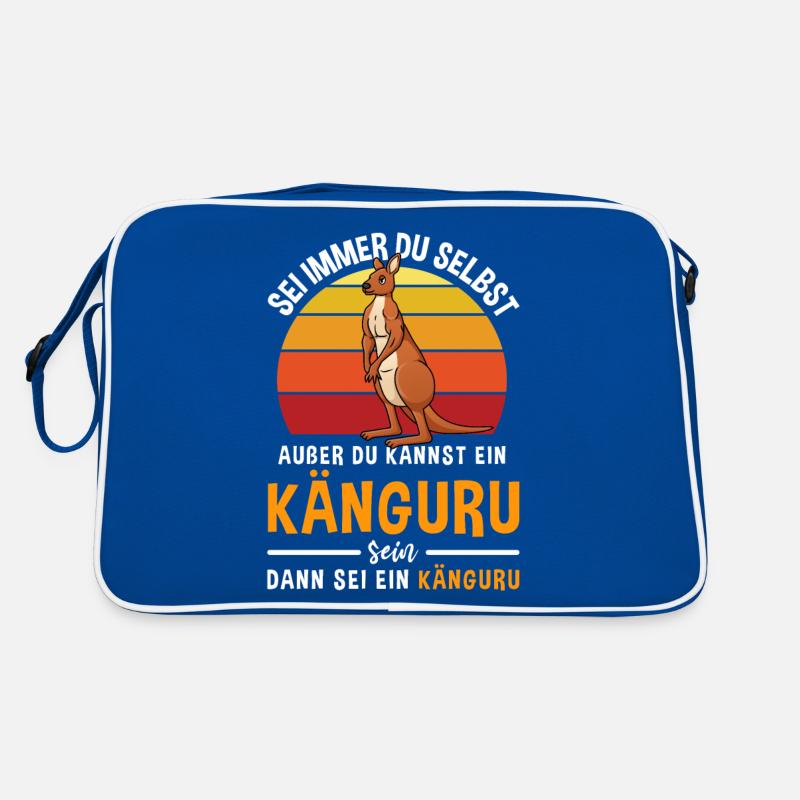 Kangaroos Beuteltier Retro Känguru Retro Tasche