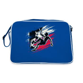 Poland Climber – Escalade de bloc en détresse - Sac Retro - bleu/blanc - Dos