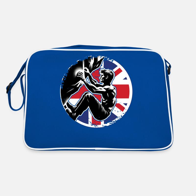 Grimpeur d’Angleterre - Boulder UK Boulderer Escalade Sac Retro