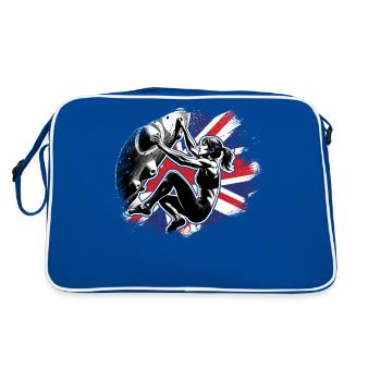 Grande-Bretagne CLIMBER - UK Boulderer Climbing - Sac Retro - bleu/blanc - Dos