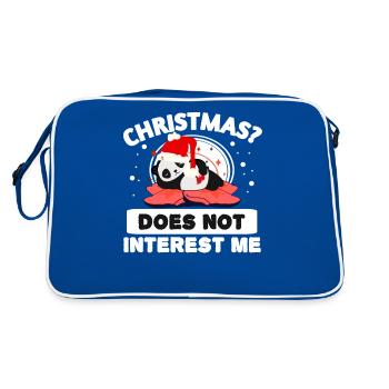 I don't like Christmas - Retro Bag - blue/white - Back
