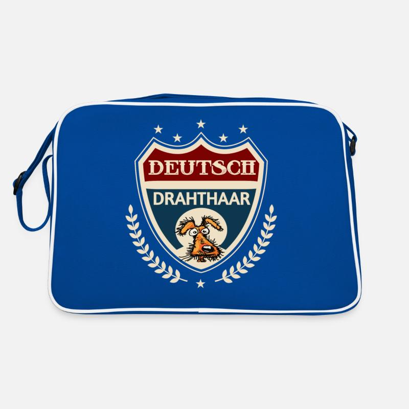 Deutsch Drahthaar Retro Tasche