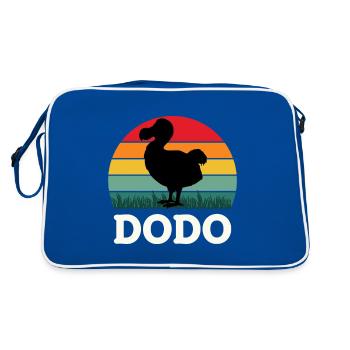 Amoureux des oiseaux Flying Bird Dodo - Sac Retro - bleu/blanc - Dos